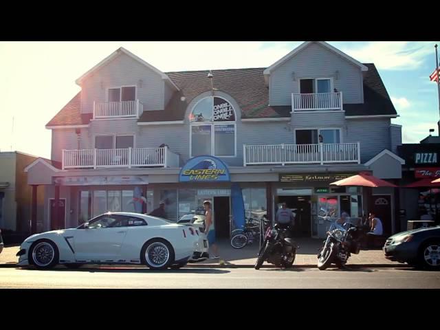 The Jersey Shore in a Nissan Skyline GTR 35 by EAT SLEEP RACE