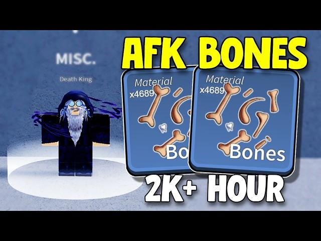 How to AFK Grind Bones Blox Fruits - 2,500 Bones an Hour!!