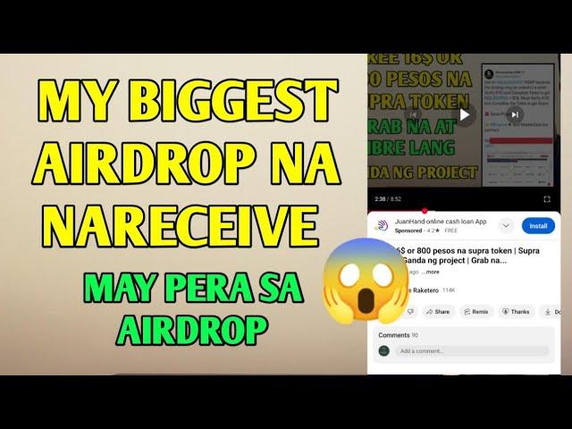 Biggest airdrop na naRECEIVE ko last 2024 | May pera sa airdrop