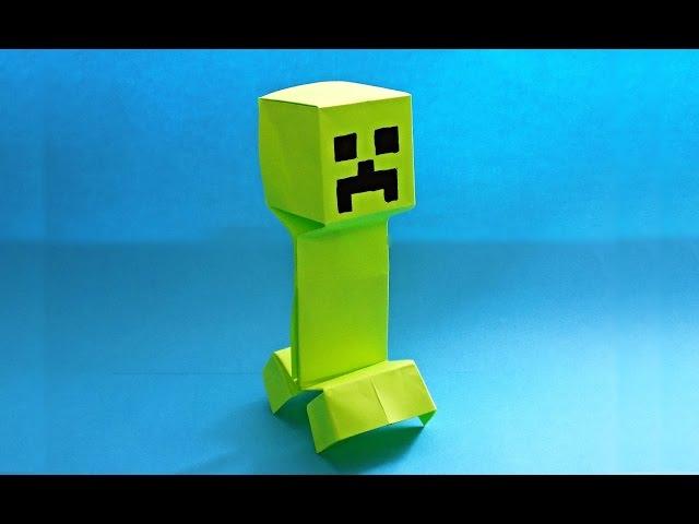 How to make a creeper out of paper