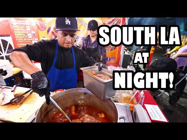 Biggest LA STREET FOOD TOUR at LA Chancla Night Market!