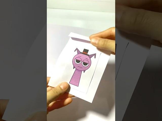 How to make Sprunki paper craft? #diy #sprunki #papercraft