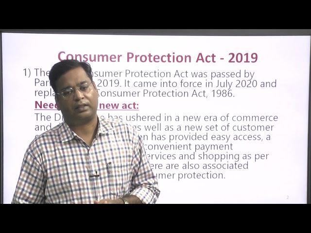 Consumer Protection Act- Definition, Aims & Objective