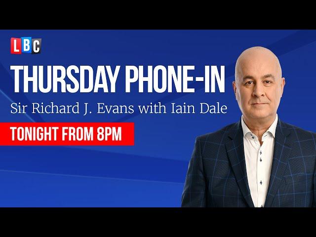 Professor Sir Richard J. Evans joins Iain Dale to take your calls | Watch Again