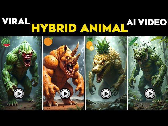 Make VIRAL Hybrid Animal Videos with These Easy Steps! | Make Viral Shorts