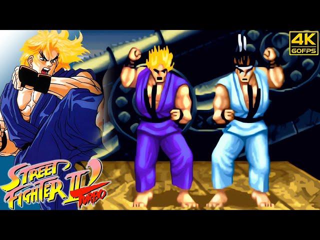 Street Fighter II Turbo: Hyper Fighting - Ken (Arcade / 1992) 4K 60FPS