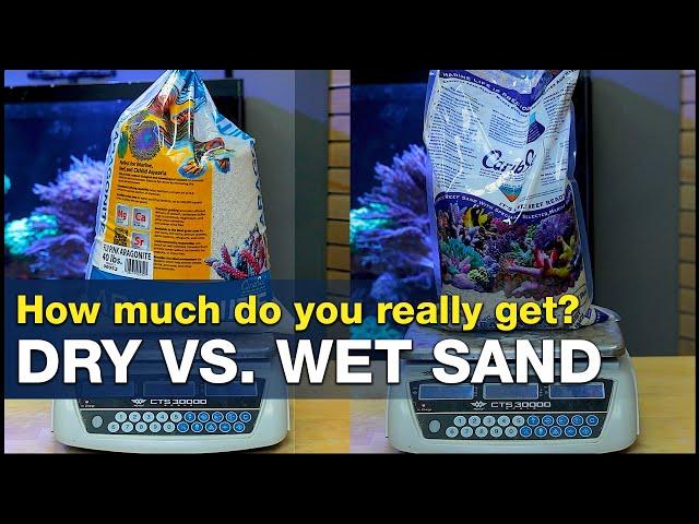 Is 40lbs really 40lbs? Are you getting what you pay for? Live Sand vs. Dry Sand | BRStv Investigates