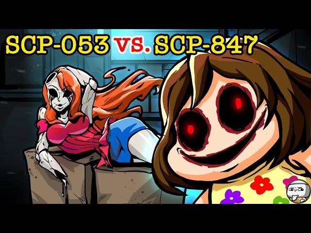 Young Girl SCP-053 vs. SCP-847 The Mannequin (SCP Animation)