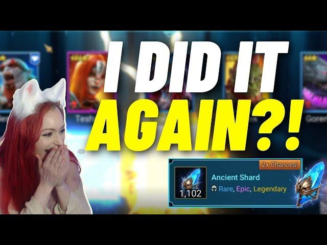 1k Shards RIDICULOUS Leggo RATES! 2x Ancient Shards • RAID Shadow Legends