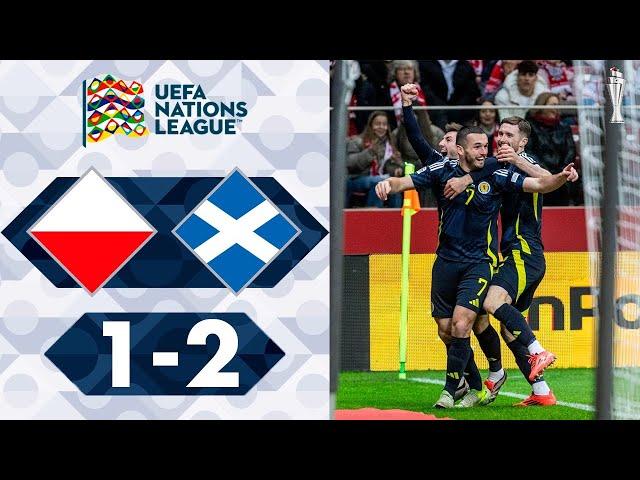 John McGinn Goal | Poland vs Scotland 1-2 Highlights | UEFA Nations League 2024