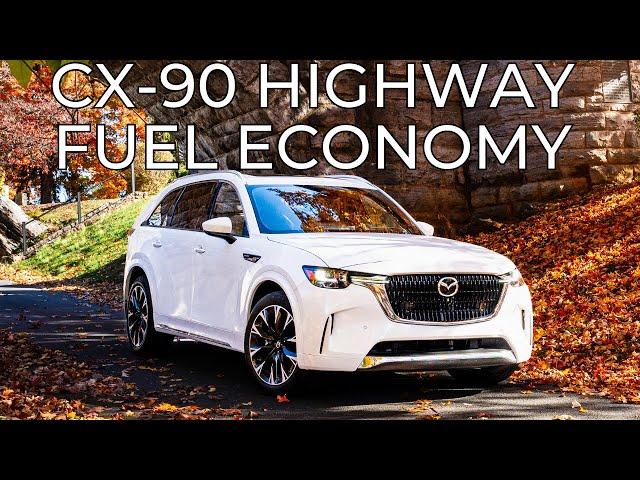 Mazda CX-90 Highway PERFORMANCE and Fuel EFFICIENCY Test | with Binaural SOUND