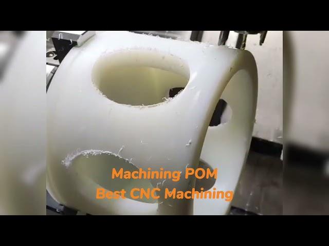 Machining POM-Plastic CNC machining