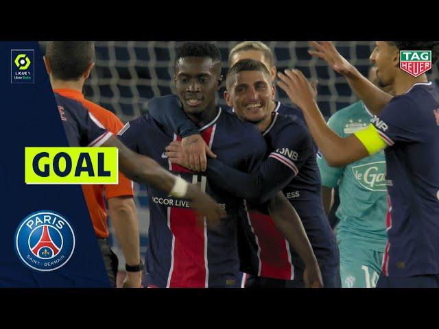 Goal Idrissa GUEYE (71' - PARIS SAINT-GERMAIN) PARIS SAINT-GERMAIN - ANGERS SCO (6-1) 20/21