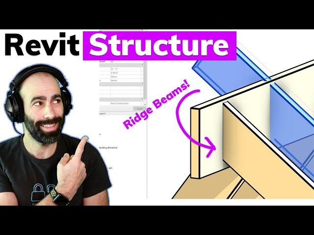 Revit Structural Framing - Cut Rafter at Ridge Beam Revit Tutorial (Two Methods!)