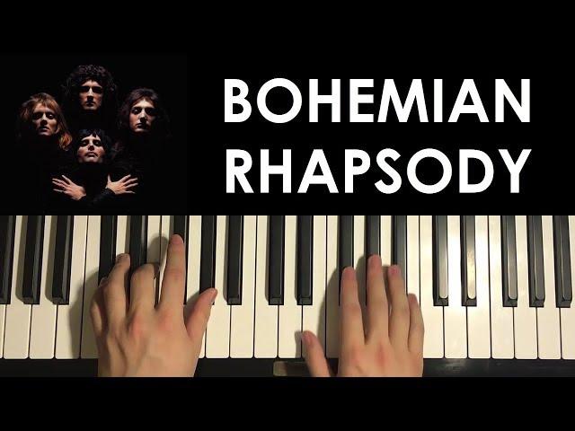 HOW TO PLAY - Bohemian Rhapsody - by Queen (Piano Tutorial Lesson) [PART 2]