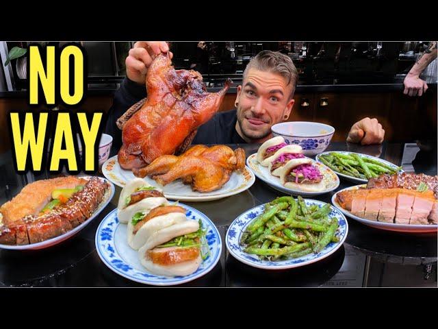 HUGE CHINESE FOOD CHALLENGE | Roast Duck, Dumplings, Bao, BBQ Pork | Chinese BBQ | Man Vs Food