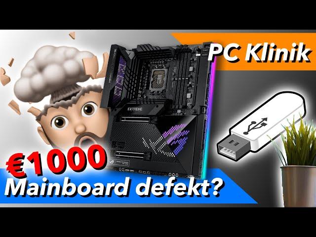 Krass!! 1000€ gespart mit einem USB Stick | ASUS ROG Z690 Maximus Extreme defekt? BIOS Flashback