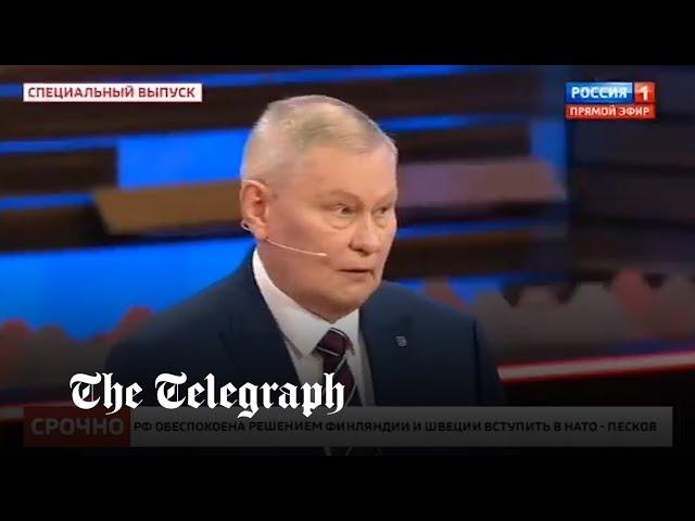 Russian state TV commentator admits Russia is isolated and Ukraine's military is formidable