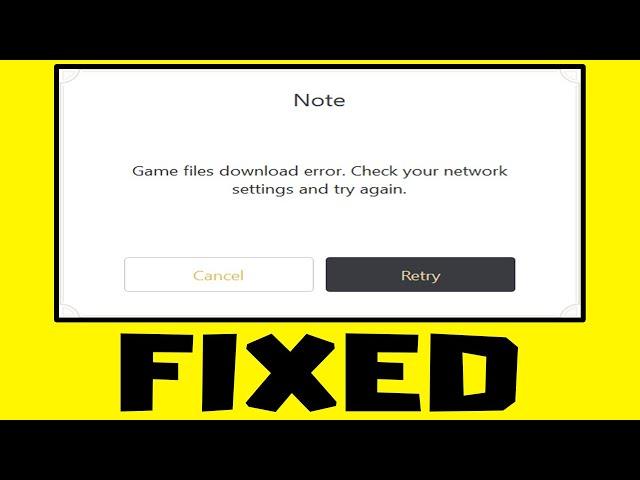 How to FIX Genshin Impact Game Files Download Error Check Your Network Settings and Try Again