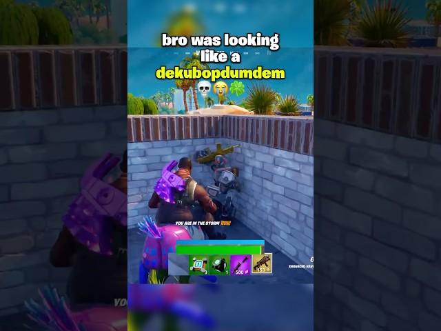 i mightve scared bro 