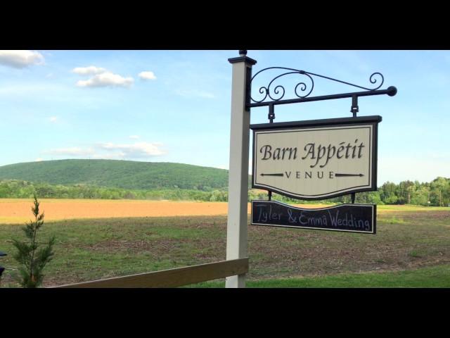 Barn Appetit Wedding Venue Drone Video Milton Pennsylvania