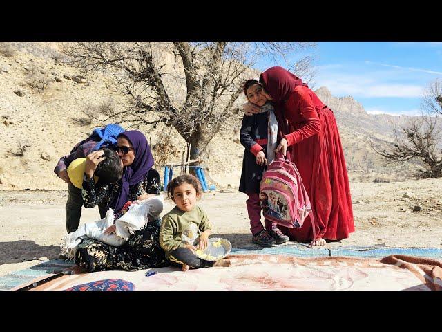 Nomadic Life :A nomadic family is looking for a beautiful nomadic girl to cement the kitchen floor