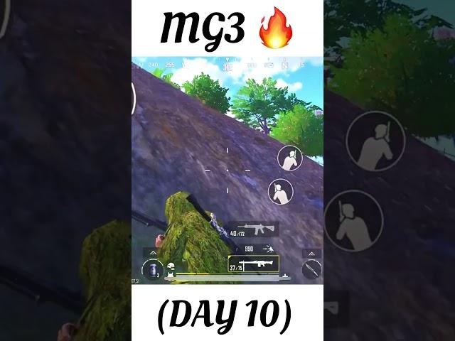 (Day 10 ) MG3  #shorts #short #bgmilive #draxytislive #pubg #mg3_freeskin #montage