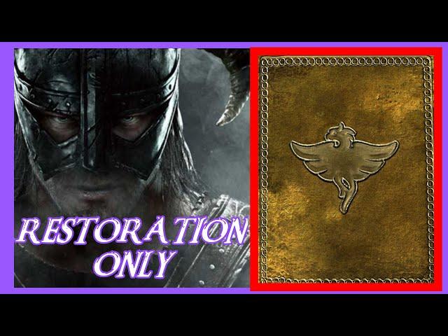 CAN YOU BEAT SKYRIM USING RESTORATION ONLY?