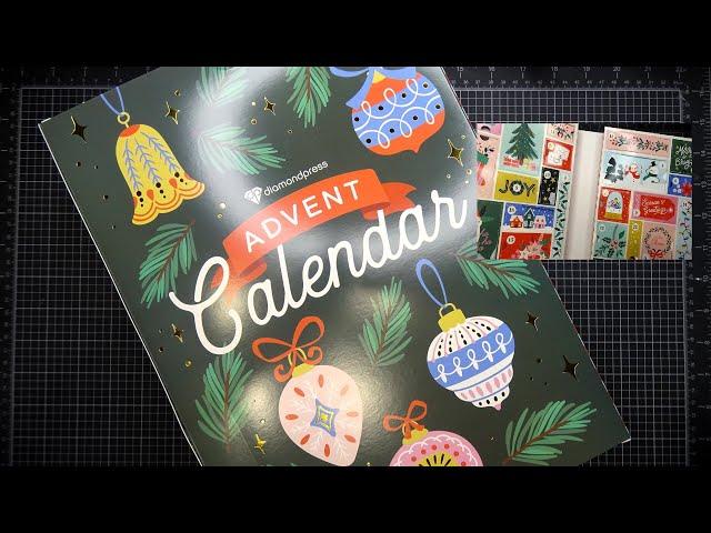 SPOILER ALERT!!! Diamond Press Advent Calendar Unboxing! Diamond Press' First Ever Crafty Calendar!