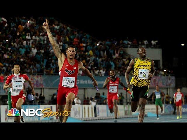 Team USA stuns Usain Bolt and Jamaica in 4x100 at 2015 World Relays | NBC Sports