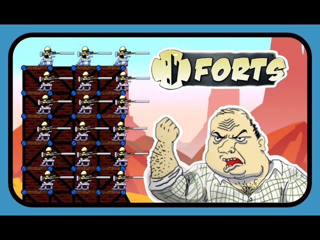 Forts - СНАЙПЕРСКОЕ БЕЗУМИЕ!!! ВРАГ ПРОСТО СДАЛСЯ #фортс #ЛысыйДядь