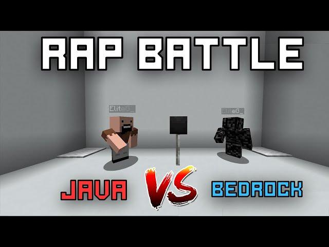 If Minecraft Java And Bedrock Had A Rap Battle...