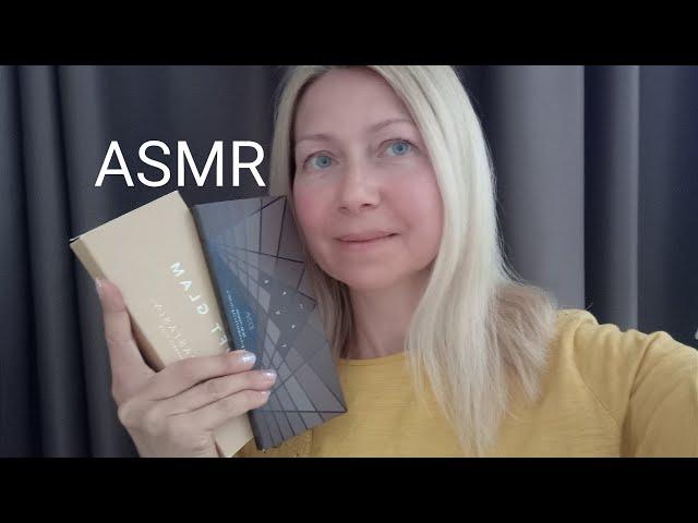 ASMR Делаю себе массаж лица и макияж . Шёпот.