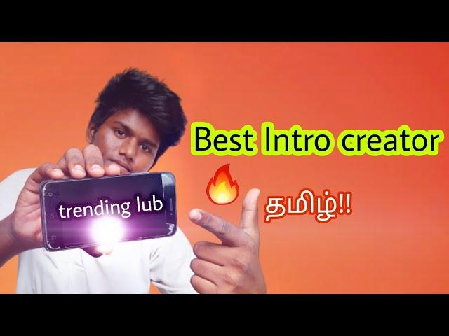 how to create youtube intro in tamil Balamurugan tech