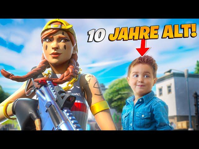 KLEINER JUNGE spielt FORTNITE und sagt das...  | Random Duos