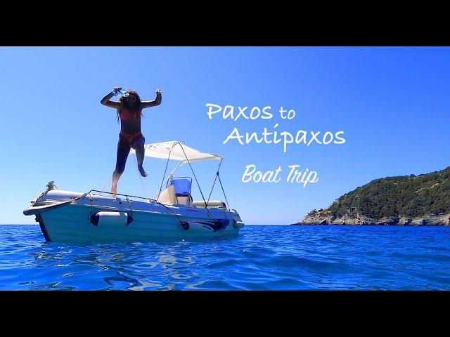 Paxos to Antipaxos Boat Trip with East 15 Films (Corfu)