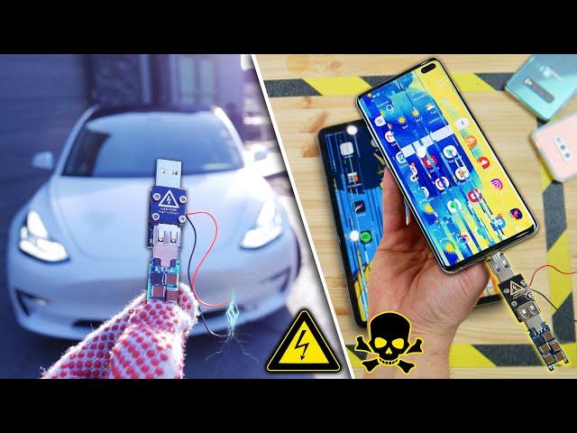 USB Killer vs Tesla Model 3, Galaxy S10, iPad Pro, Mate 20 Pro & More!