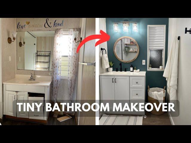Renovating the TINIEST Bathroom