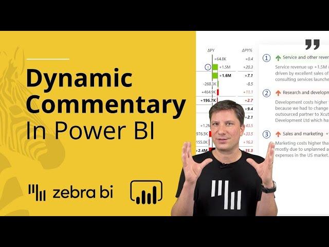 Dynamic Comment Markers in Power BI || Zebra BI Knowledge Base