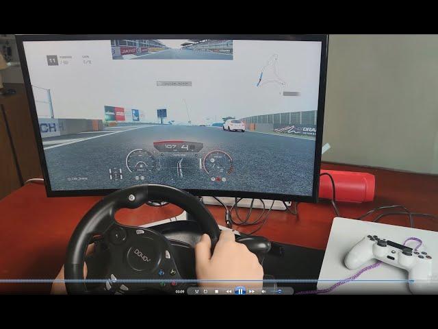 #270-PS4# DOYO 270 degree steering wheel connection PS4 manual tutorial