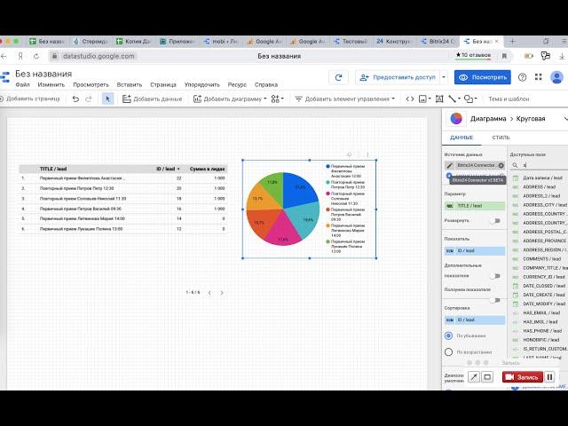 Bitrix24 connector for Google Data Studio