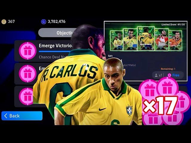 Trick To Get 103 Rated Epic Roberto Carlos In eFootball 2024 Mobile 100% Working