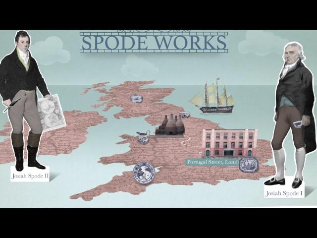 Spode Blue Italian History Animation