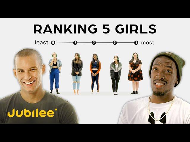 Ranking Women By Attractiveness | 5 Guys vs 5 Girls