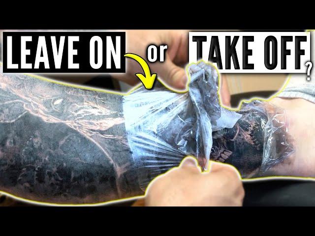 How to PROPERLY USE Saniderm on a NEW tattoo (ft. instructions from a representative)