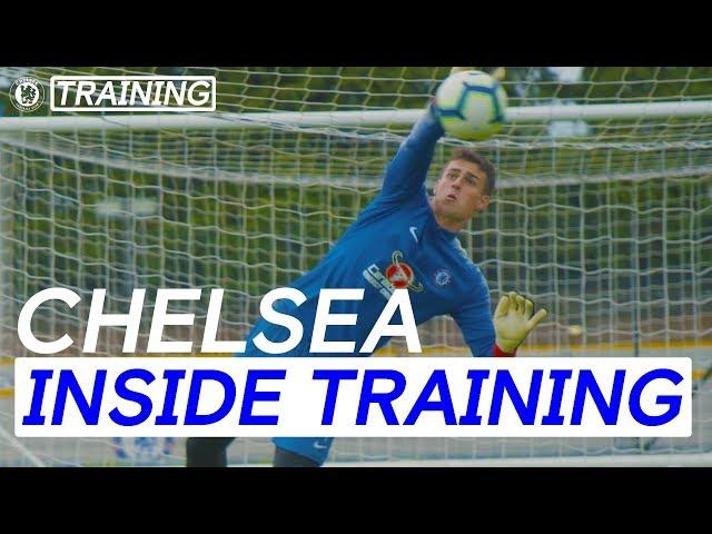 Kepa Arrizabalaga - Incredible Training Saves On First Day! | Inside Training | Chelsea FC