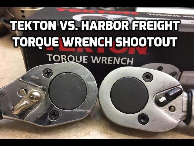 Tekton vs. Harbor Freight ½” torque wrench review and accuracy test