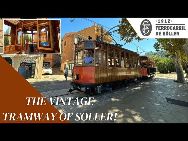 RIDING THE VINTAGE TRAM OF SOLLER! Trip Report!