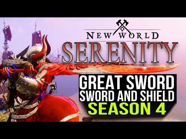 New World Serenity Great Sword Build - Season 4 (Heavy)