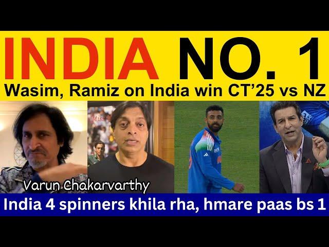 Pak Media Crying on India win by 44 runs today vs NZ | Ramiz Speaks on IND vs NZ | shoaib akhtar